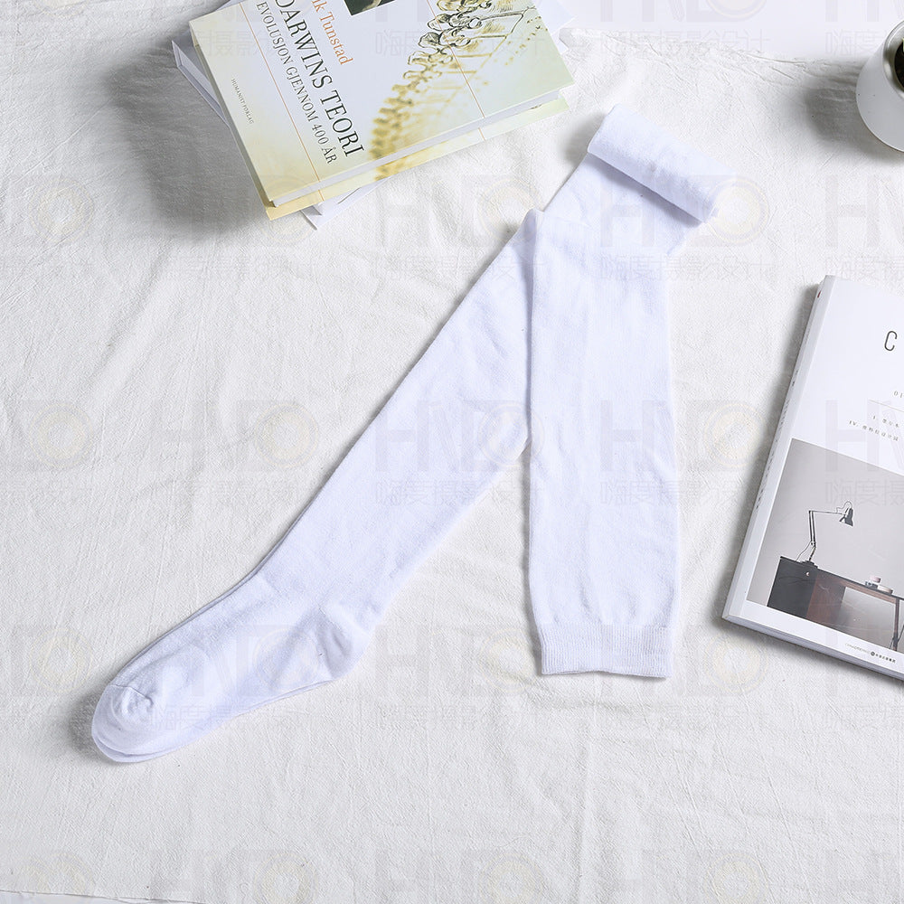 Long Cotton Femboy Stockings