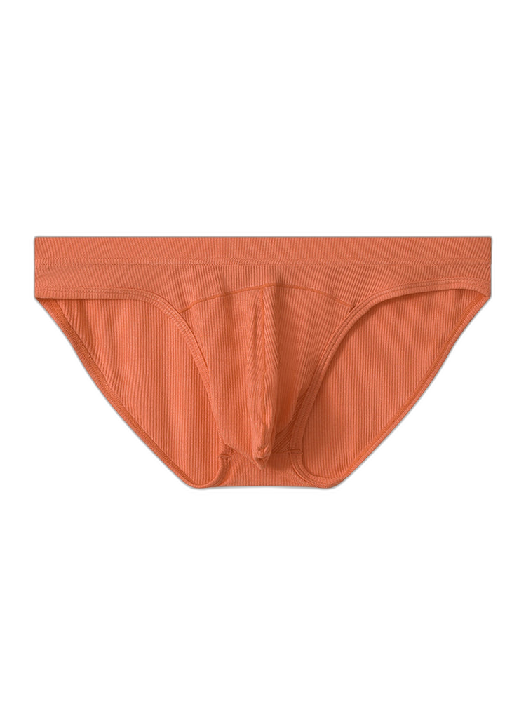 3 Pack Men's Sexy Threaded U-Shaped Briefs