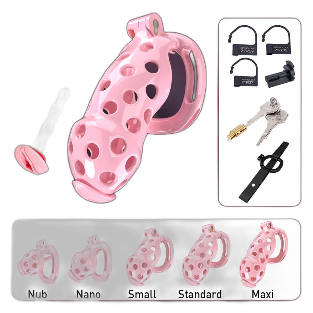 Ensnare - Cock Cage With Belt - 5 Colors & Sizes