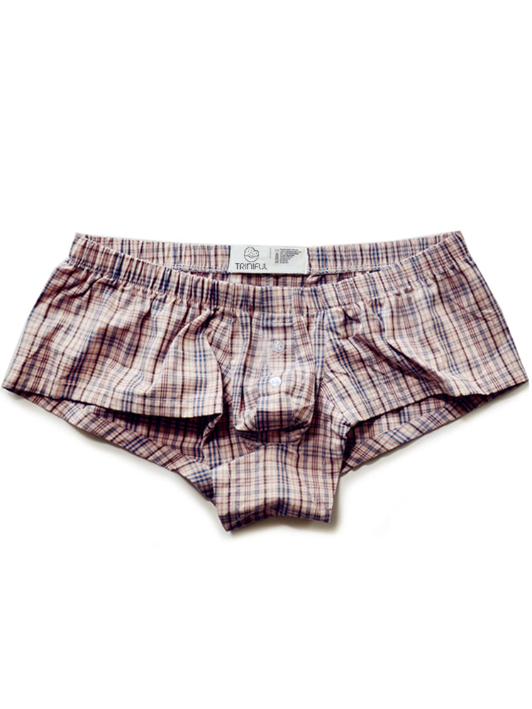 D.M Low Rise Breathable Home Boxer Briefs