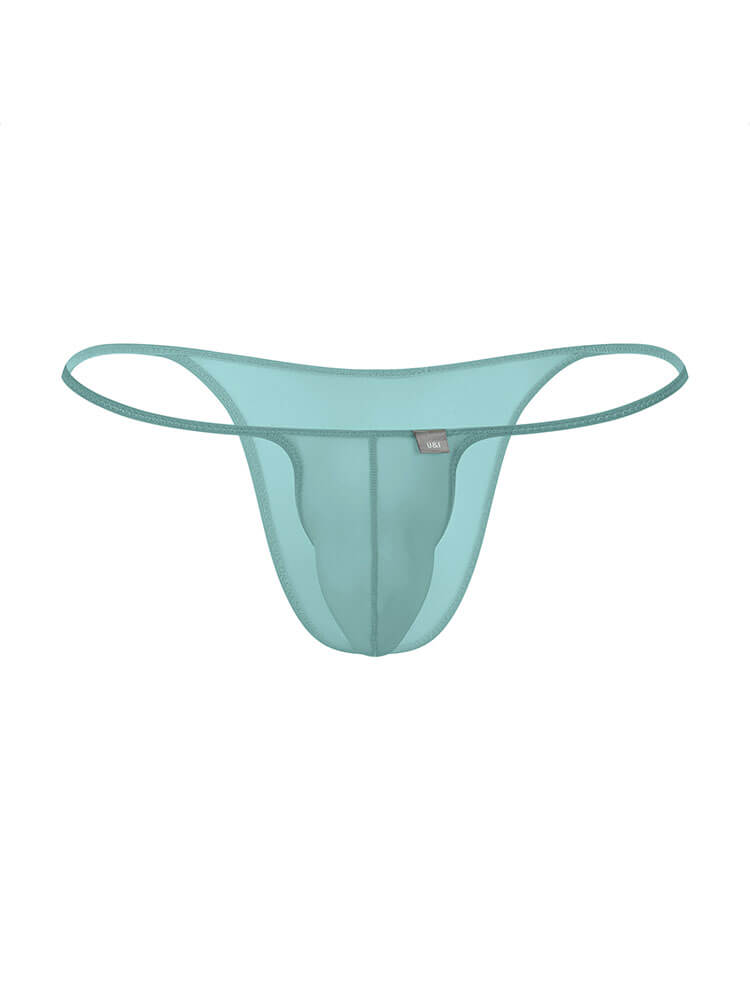 Men's Sexy Low-Rise Prominent Pouch Thong