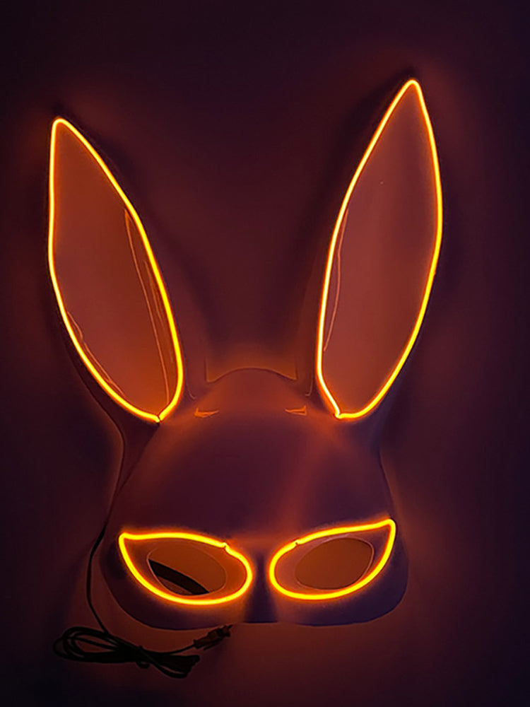 Led Half Face Bunny Mask