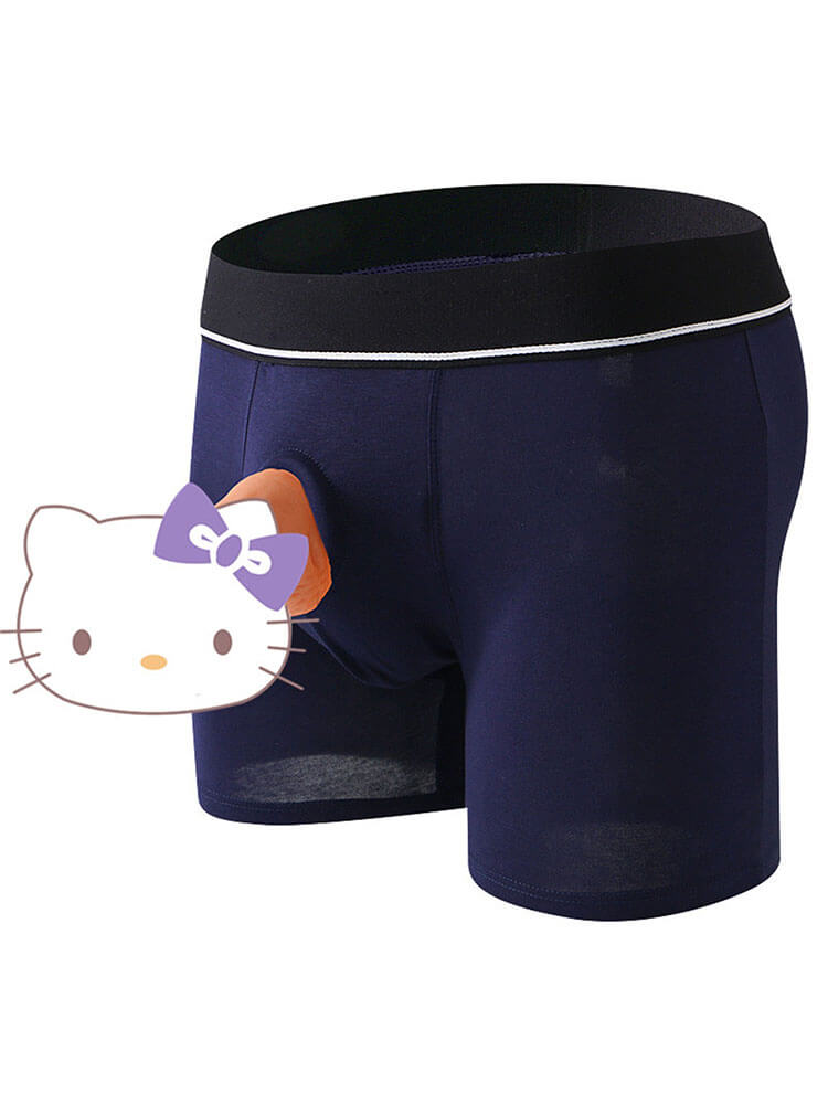 Men's Gun Bullet Separation Silicone Ring Trunks