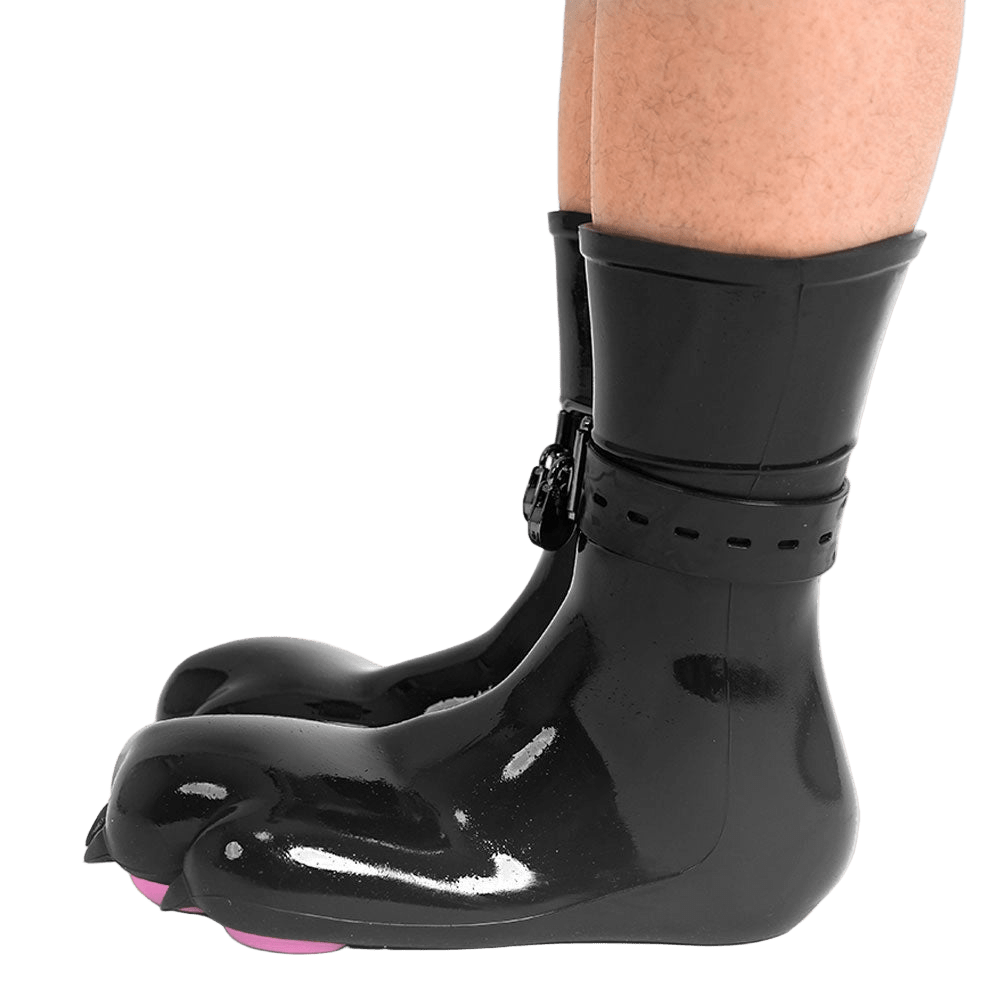 Furrjoi Silicone Canine Paw feet with Bindings Pink