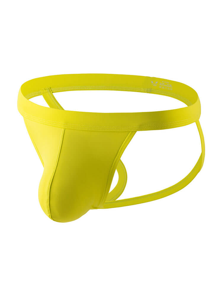 Men's Solid Color Single Layer Pouch Jockstrap
