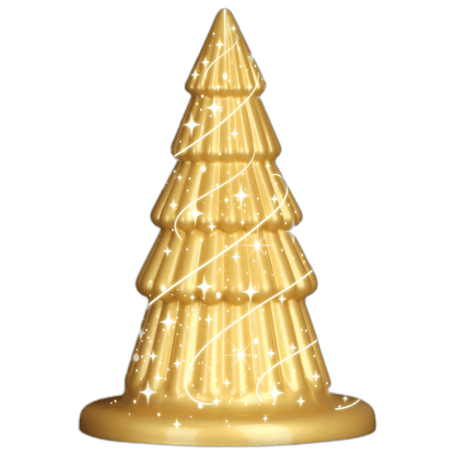 Golden Whirl - Silicone Anal Plug - Anal Sex Toy