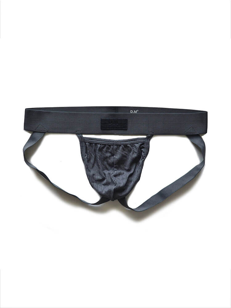 D.M Men's Breathable Cut-Out Modal Jockstrap