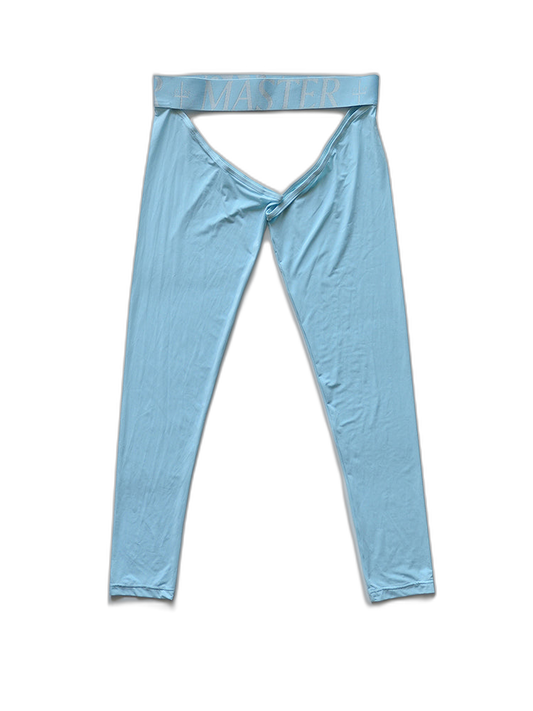 Men's Low-Waist Sexy Hollow Silk-Smooth Semi-Transparent Thermal Pants