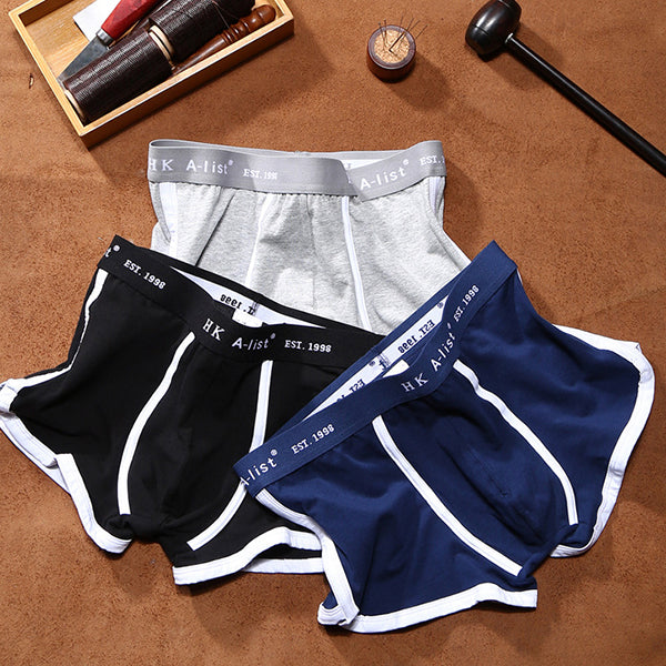 Men's Cotton Mid-rise Boxer Briefs