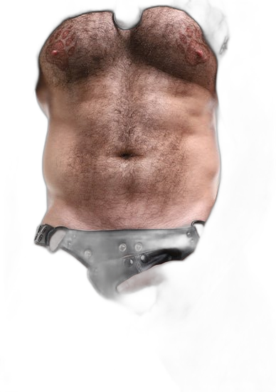 ruff GEAR Premium Leather Low Rise Fuck Jockstrap Black