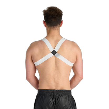 Prowler RED Sports Harness White