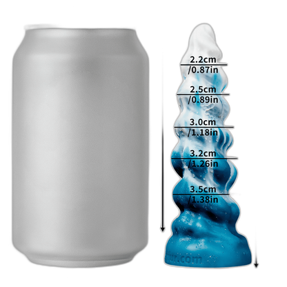 Conqueror - Fantasy Silicone Dildo - Alien Spiral Dildo - 5 Sizes