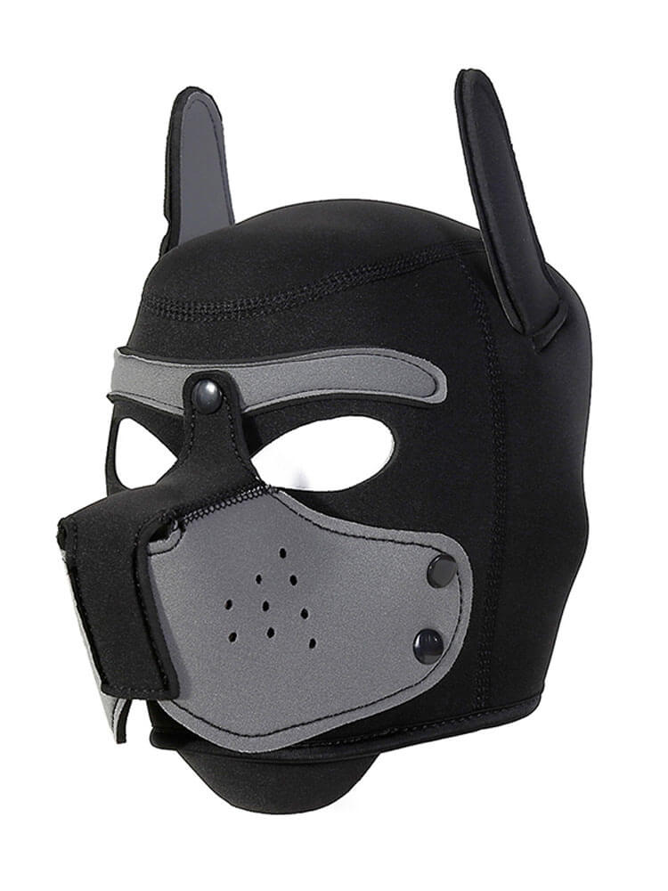 BDSM Roleplay Gear Dog Head Style Hood