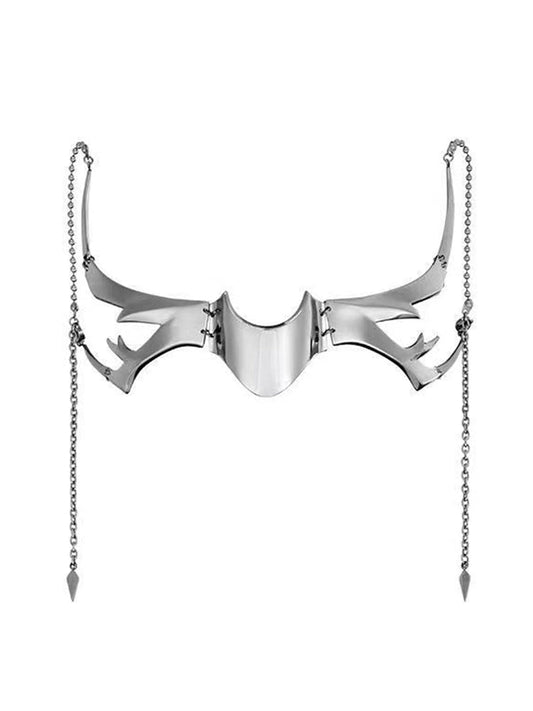 Alien Flow Metal Face Mask