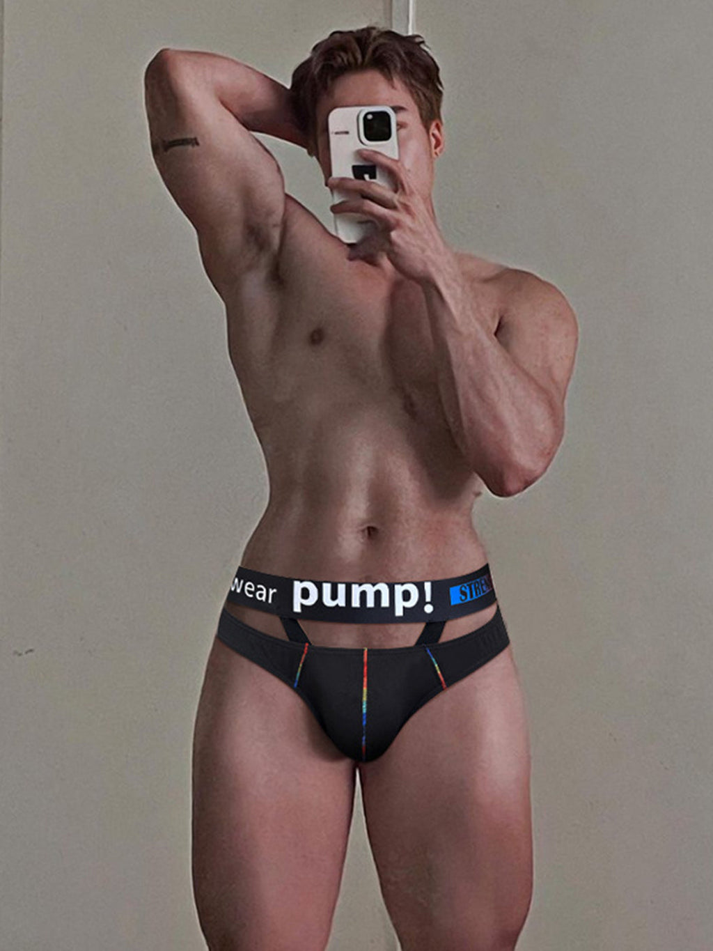 2 Pack Men’s Sexy Low-rise Garter Briefs