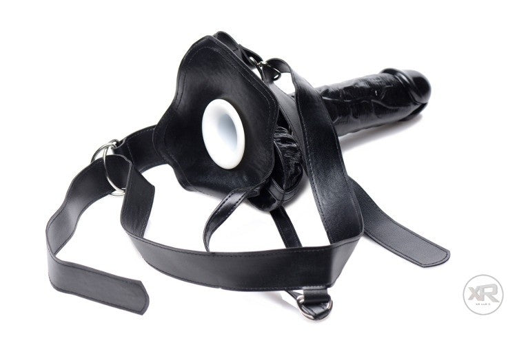 Infiltrator Hollow Strap-on with 10 inch Dildo