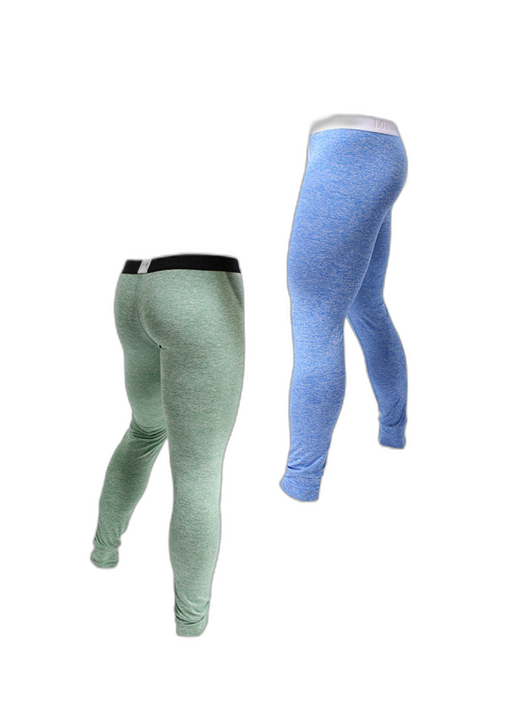 Men's U-Convex Pouch Sexy Base Layer Warm Pants Sleep Pants