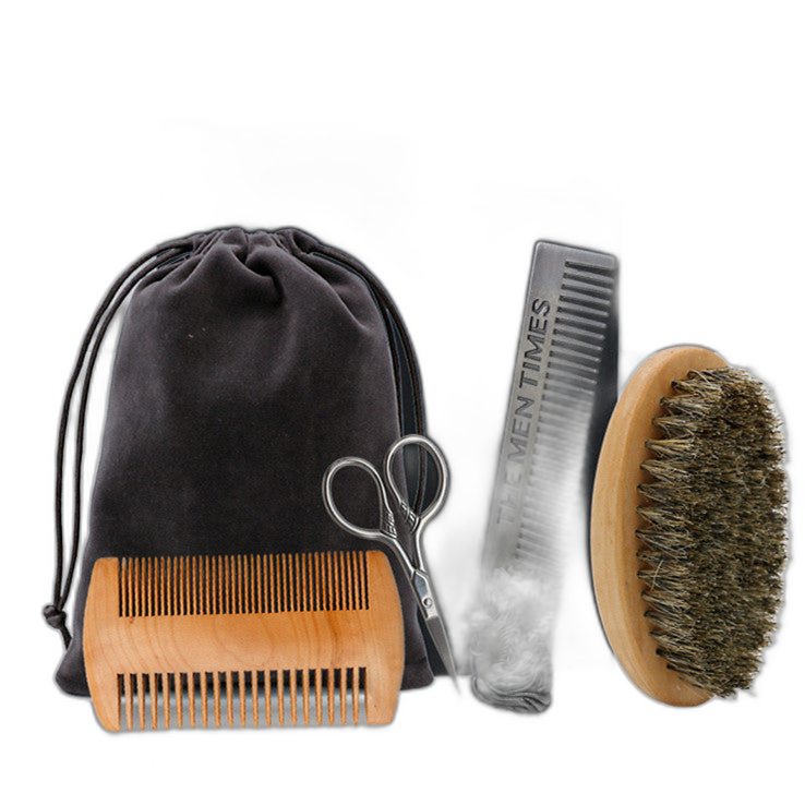 Wooden Beard Care Set