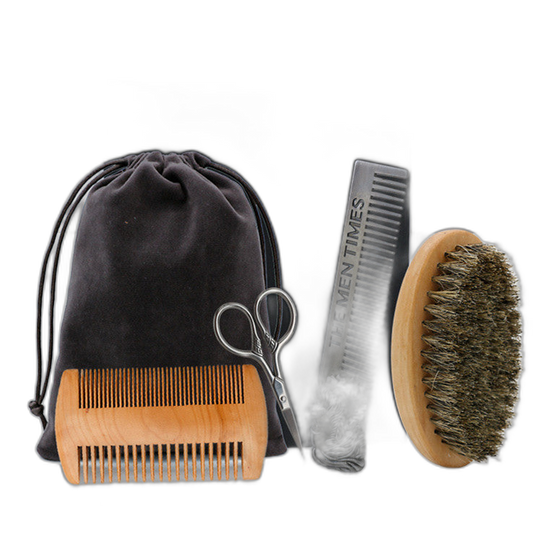 Wooden Beard Care Set
