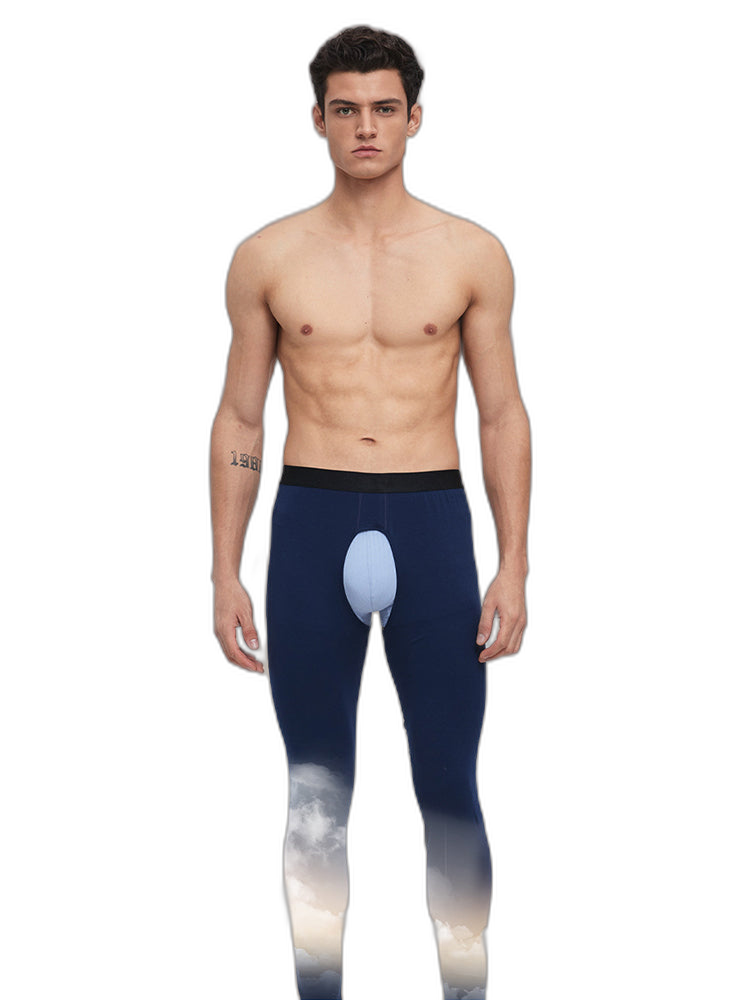 Men's Pure Cotton Open Crotch Breathable Warm Pants