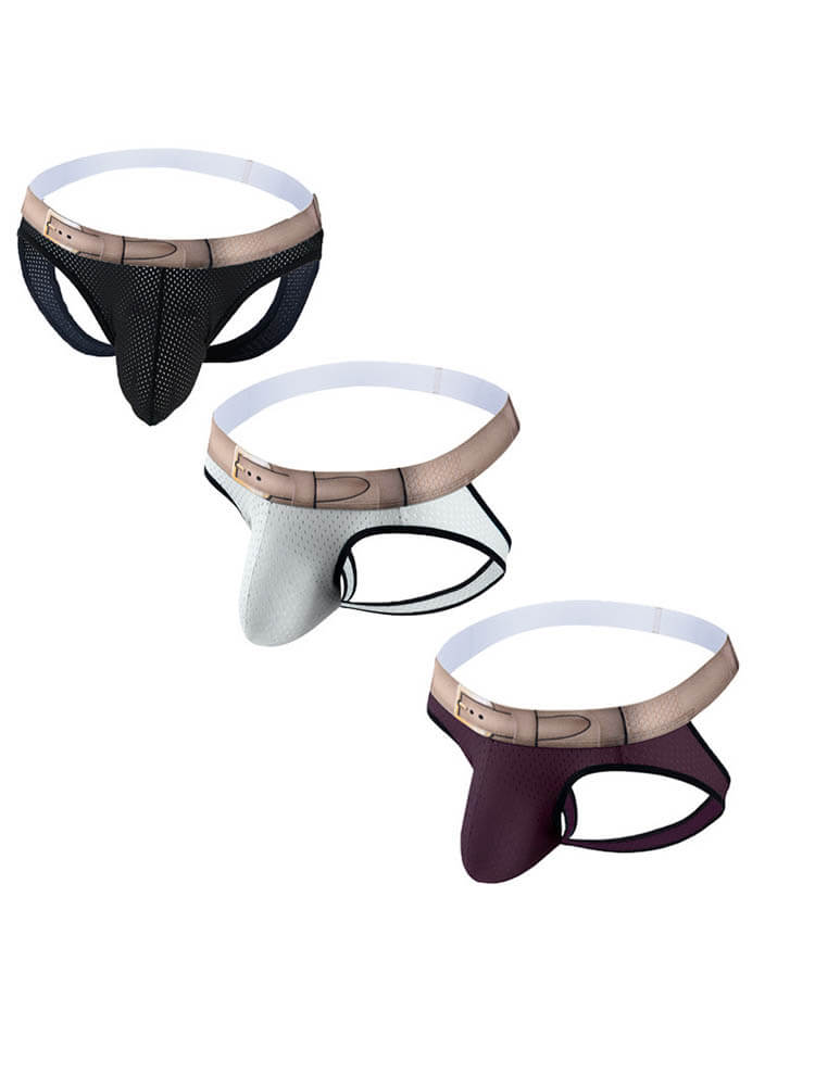 Men's Wide Waist Elastic Hip Lifting Thong