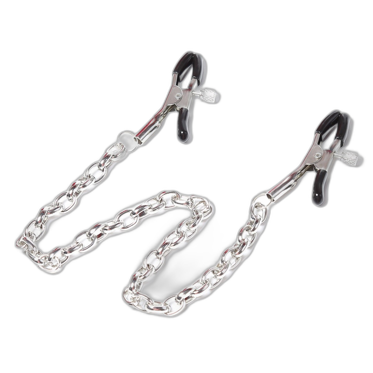 ruff GEAR Adjustable Metal Nipple Clips with Chain