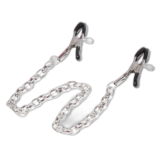 ruff GEAR Adjustable Metal Nipple Clips with Chain