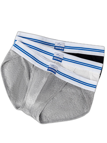 3-pack Men's Sexy High-cut Breathable Briefs