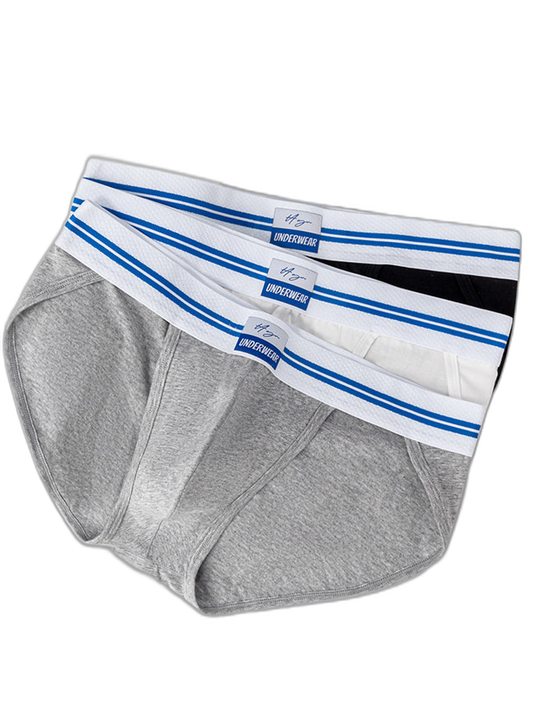 3-pack Men's Sexy High-cut Breathable Briefs