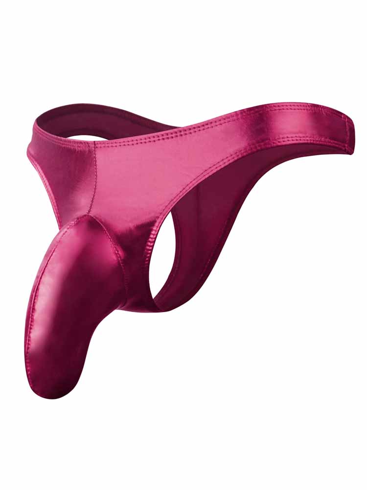 Men's Faux Leather Elephant Trunk Thongs