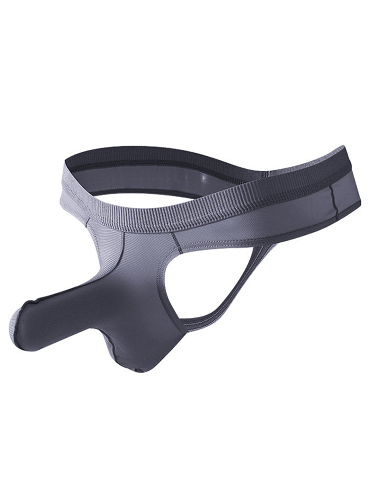 Men's Low Rise Sexy Ice Silk Thong