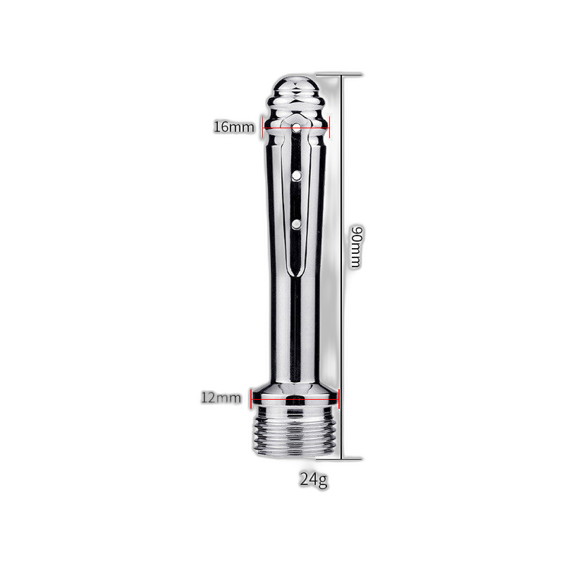 Aluminum Enema Douche Shower Nozzle (Large or Small)