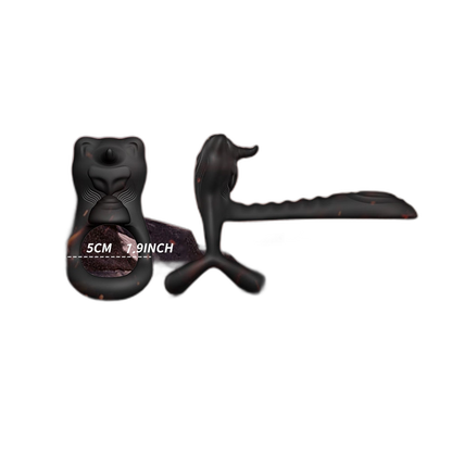Bull Cock Ring - Vibrating Cock Ring - Double Penetration Cock and Ball Ring