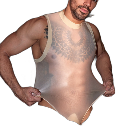Sheer Mesh Bodysuit Tank