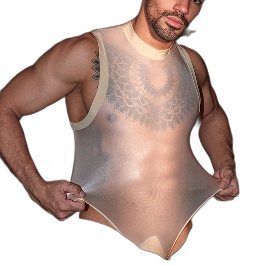 Sheer Mesh Bodysuit Tank