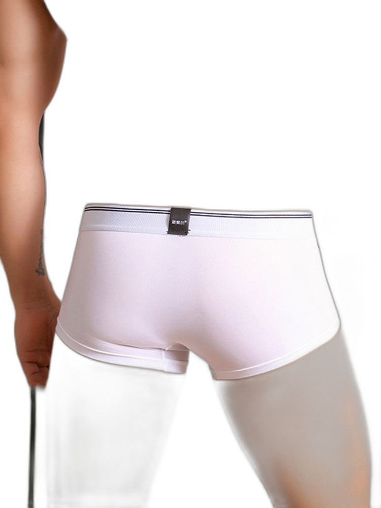 3 Pack Men's Mid-Rise Separation Breathable Elastic Trunks