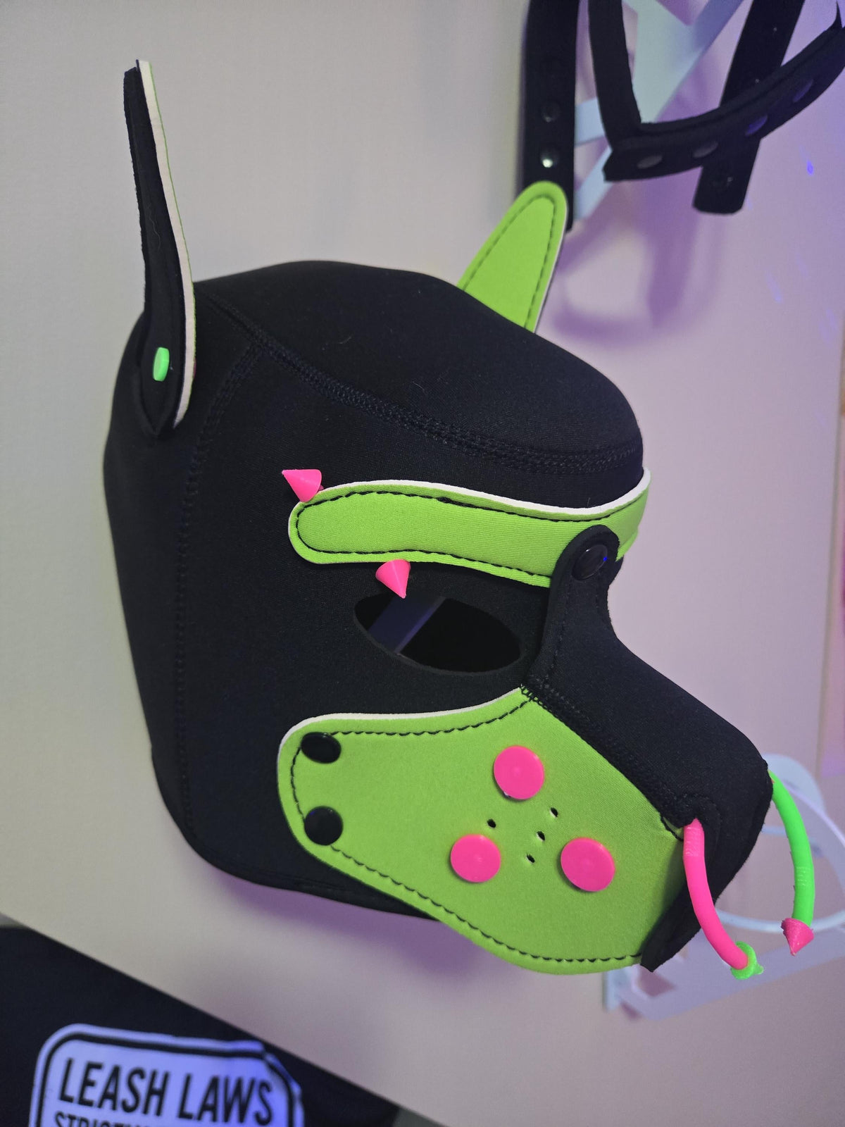 3D Printed Pup Hood Muzzle Spots