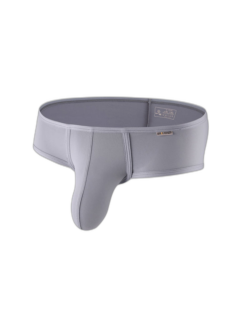 2 Pack Men's Low-Rise Contoured Pouch Stretch Fit Sporty Cut Trunks