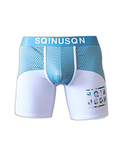 Men's Anti-Chafing Sports Boxer Briefs with Spacious Pouch