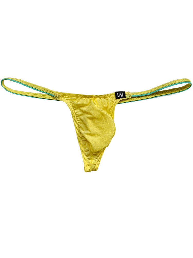 Men's Smooth Ice Silk Durable Nylon Low Rise Thong