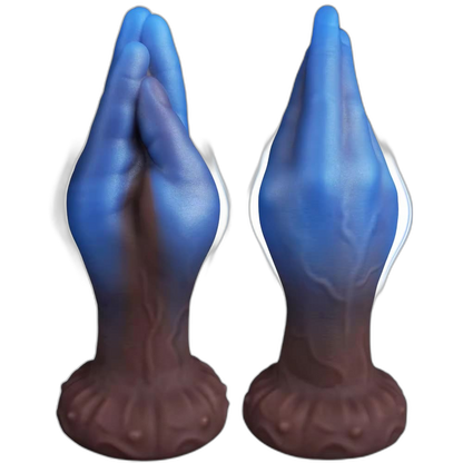 Mystique - 8.2 Inch Blue Fist Dildo - Silicone Anal Toy
