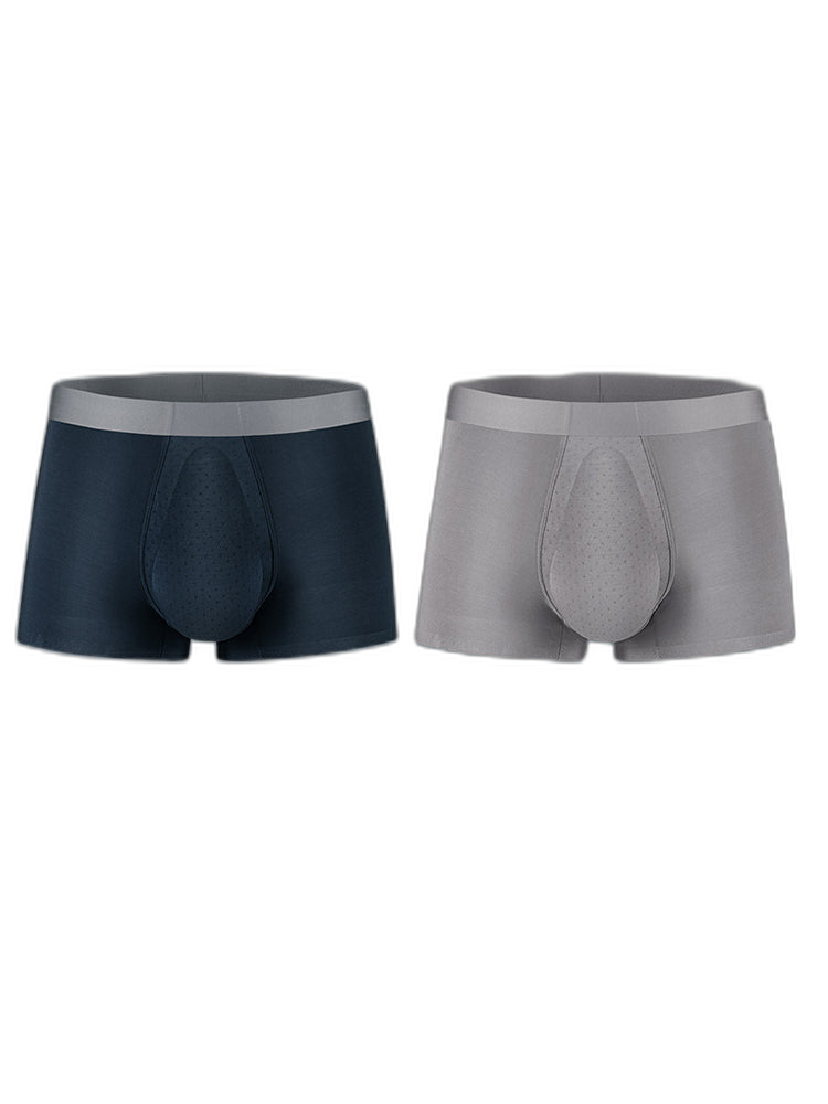 Men's Seamless Trunks with Organic Latex Support Cup