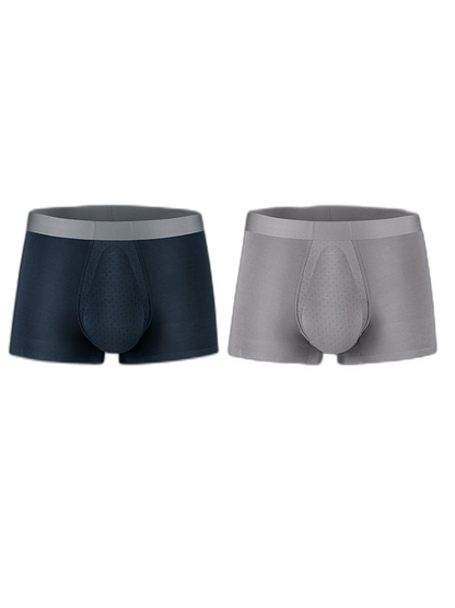 Men's Seamless Trunks with Organic Latex Support Cup
