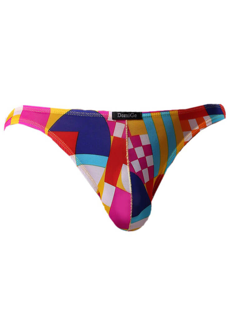 Men's Stylish Printed Mesh Breathable Briefs
