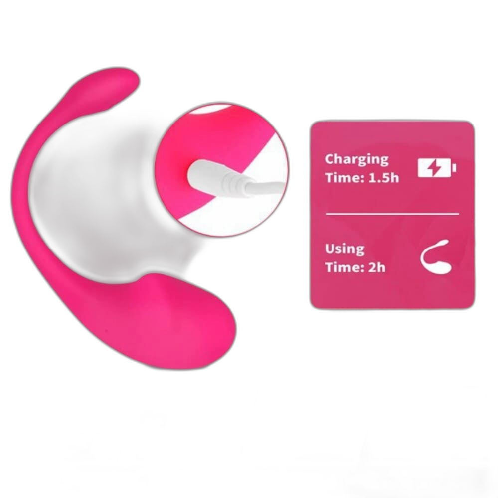Sperm - App Controlled G-Spot Vibrator - Wearable Panty Toy for Couples