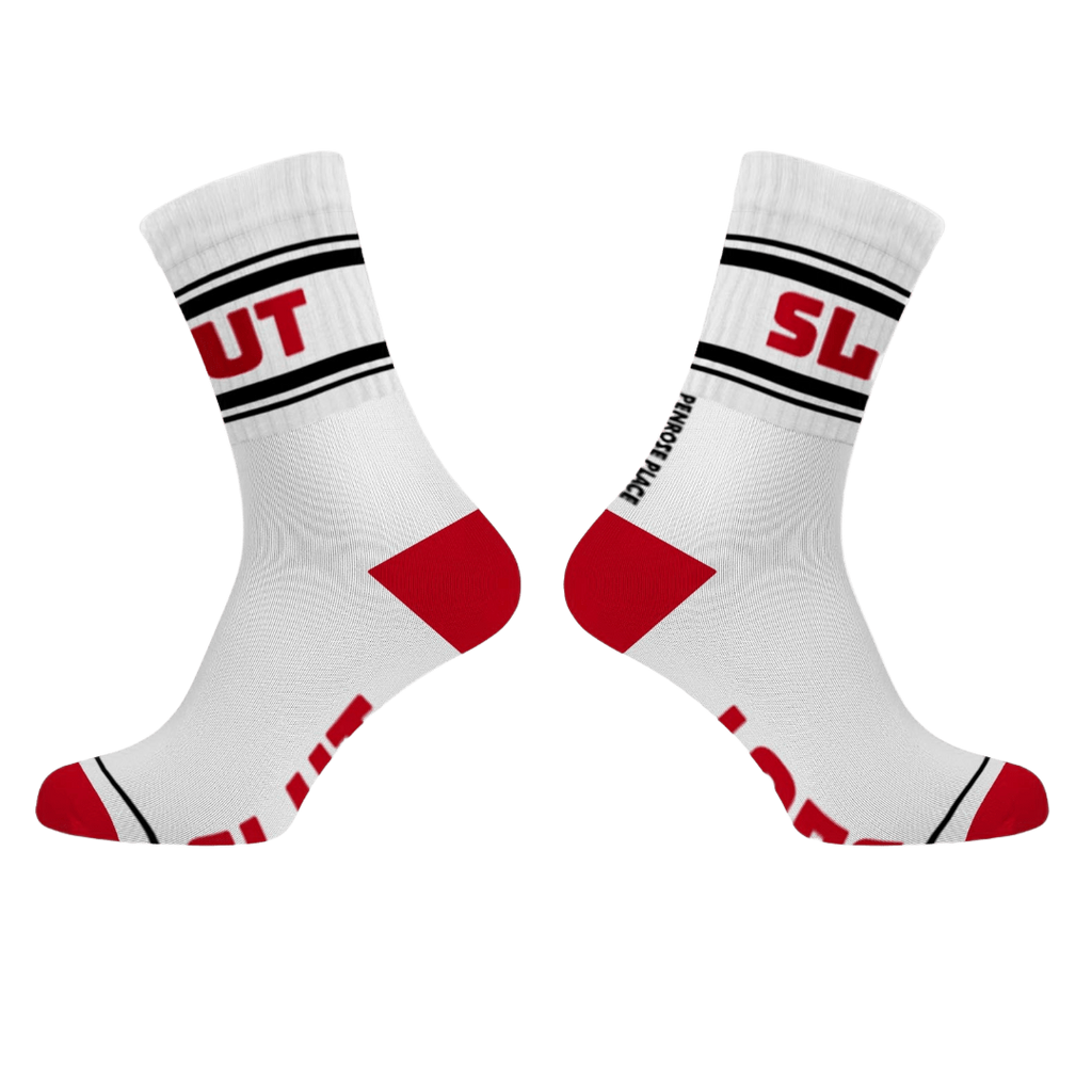 SLUT Cotton Crew Socks Mid Length