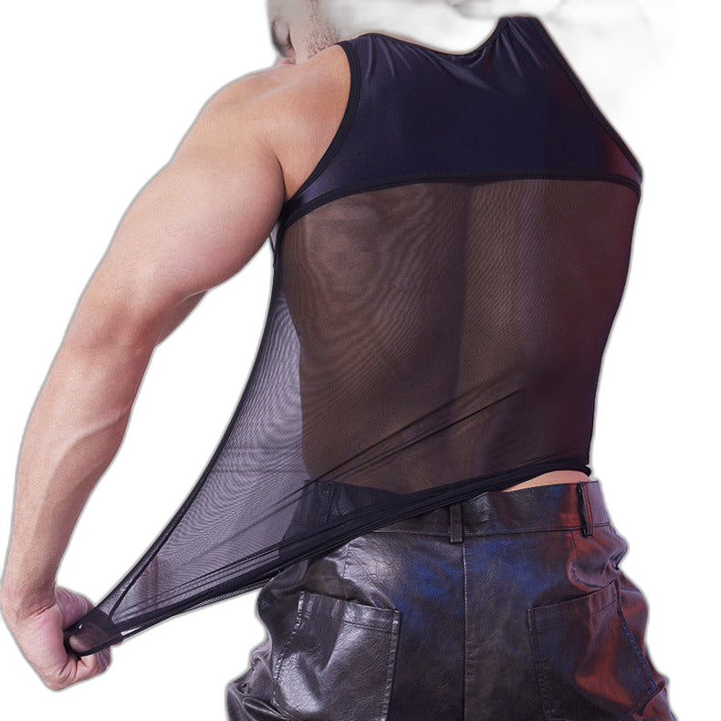 Sheer Tank Mesh Top