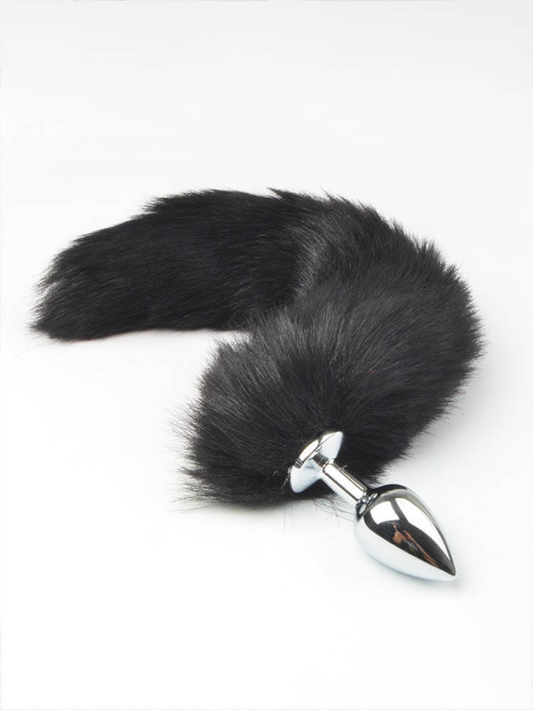 Sexy Fox Tail Pom-Pom Thin Strap Thong