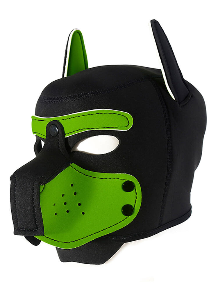 BDSM Roleplay Gear Dog Head Style Hood