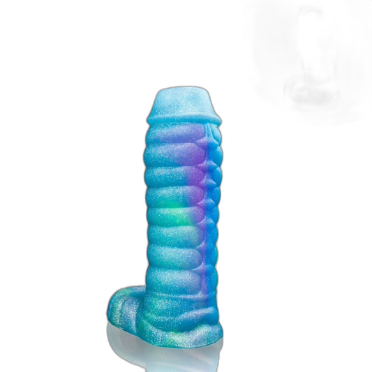 Orb - Silicone Textured Penis Sleeve with Ball Loop